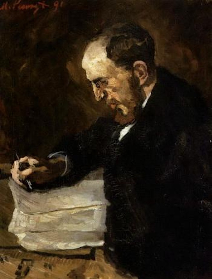 Portrait of composer Karl Pottgiesser by Max Slevogt
