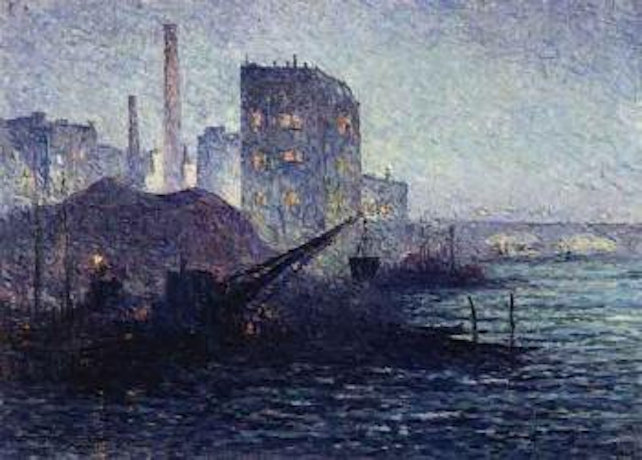 La Tamise a Londres by Maximilien Luce