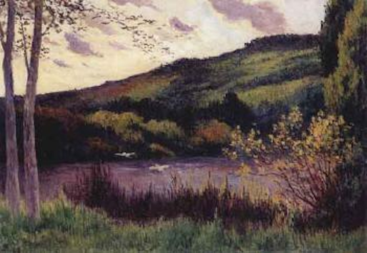 Moulineux, L'etang by Maximilien Luce