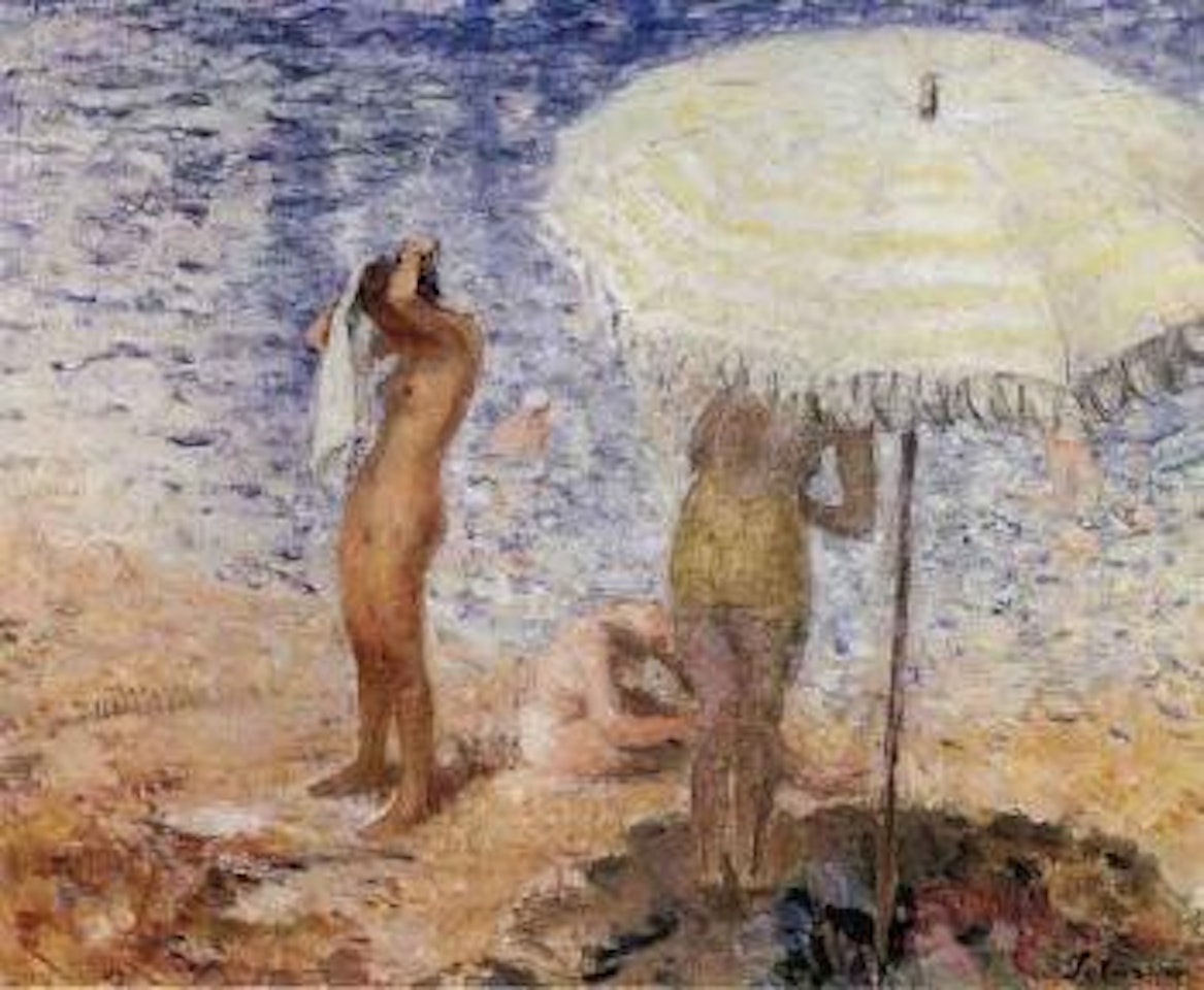 Sur la plage by Henri Lebasque