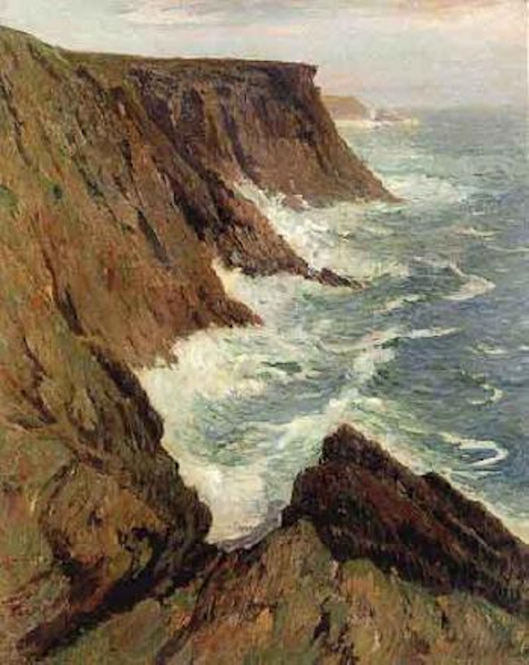 La cote sauvage croix by Henry Moret