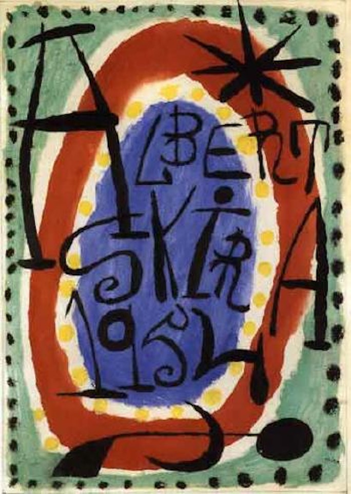 Composition Albert Skira by Joan Miró