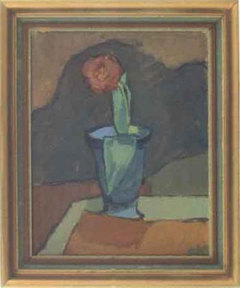 Still life of tulip in vase by Carl Kylberg