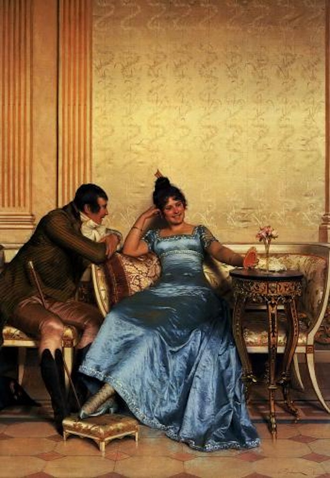 The flirtation by Frédéric Soulacroix