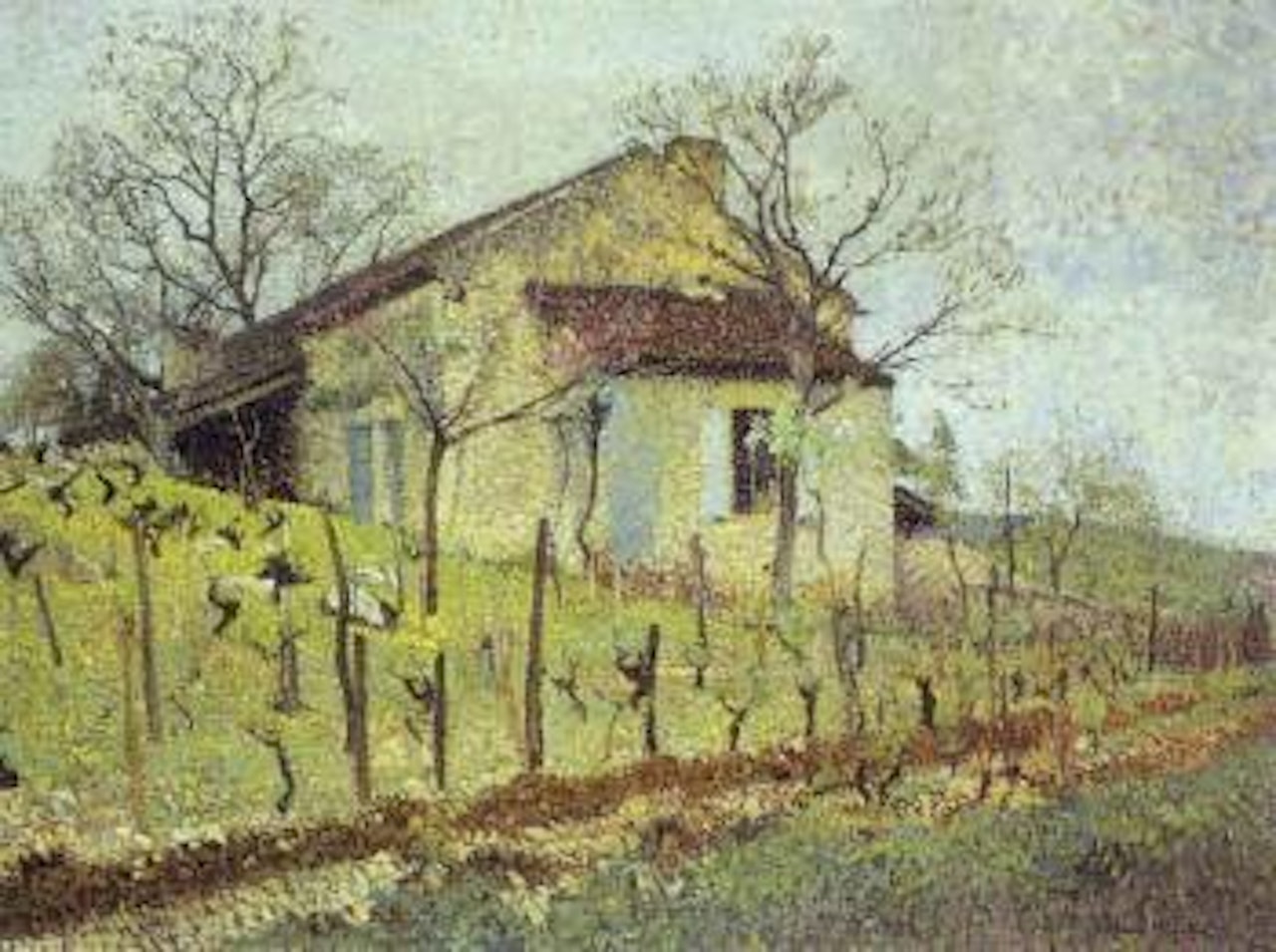 Vignes pres de la bastide by Henri Jean Guillaume Martin