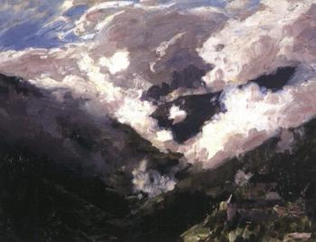 Mountain landscape in Tirol by Alexander Koester