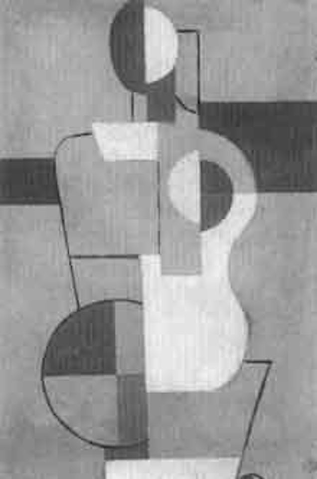 Abstract female figure by Russian School