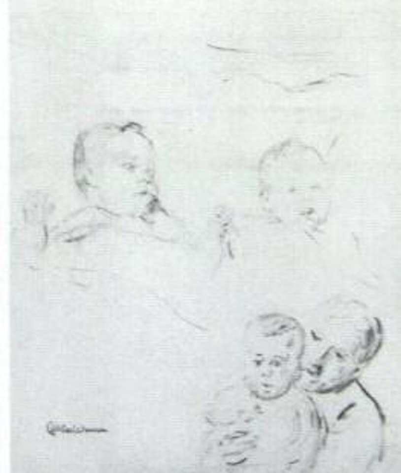 Study of grandchild Maria by Max Liebermann