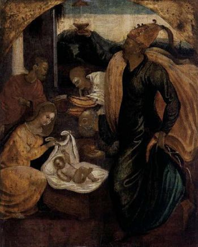 Adoration of the Magi by German School