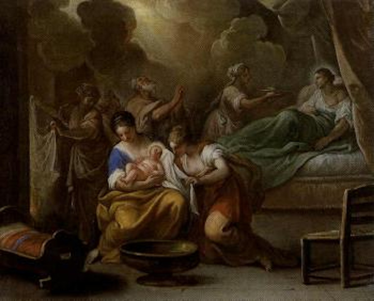 Birth of Marie by Attributed to Carlo Maratta