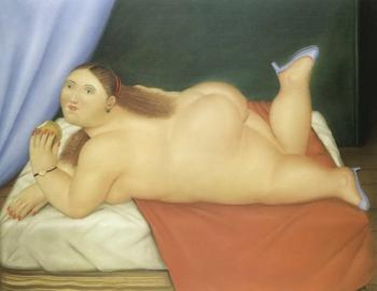 Columbian woman by Fernando Botero