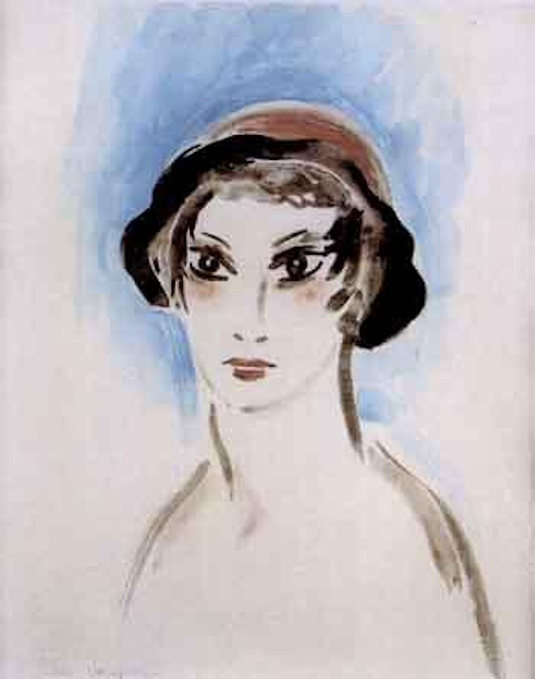 Jeune femme au chapeau by Kees van Dongen