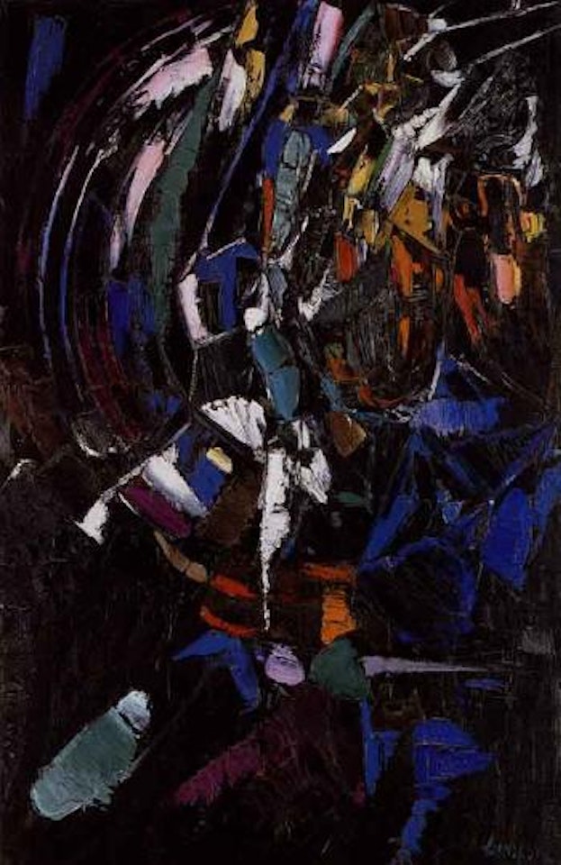 Le drapeau de guerre dechire by André Lanskoy