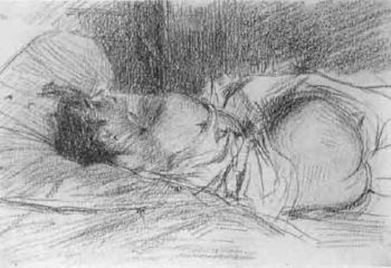 Nu aux draps by Giovanni Boldini