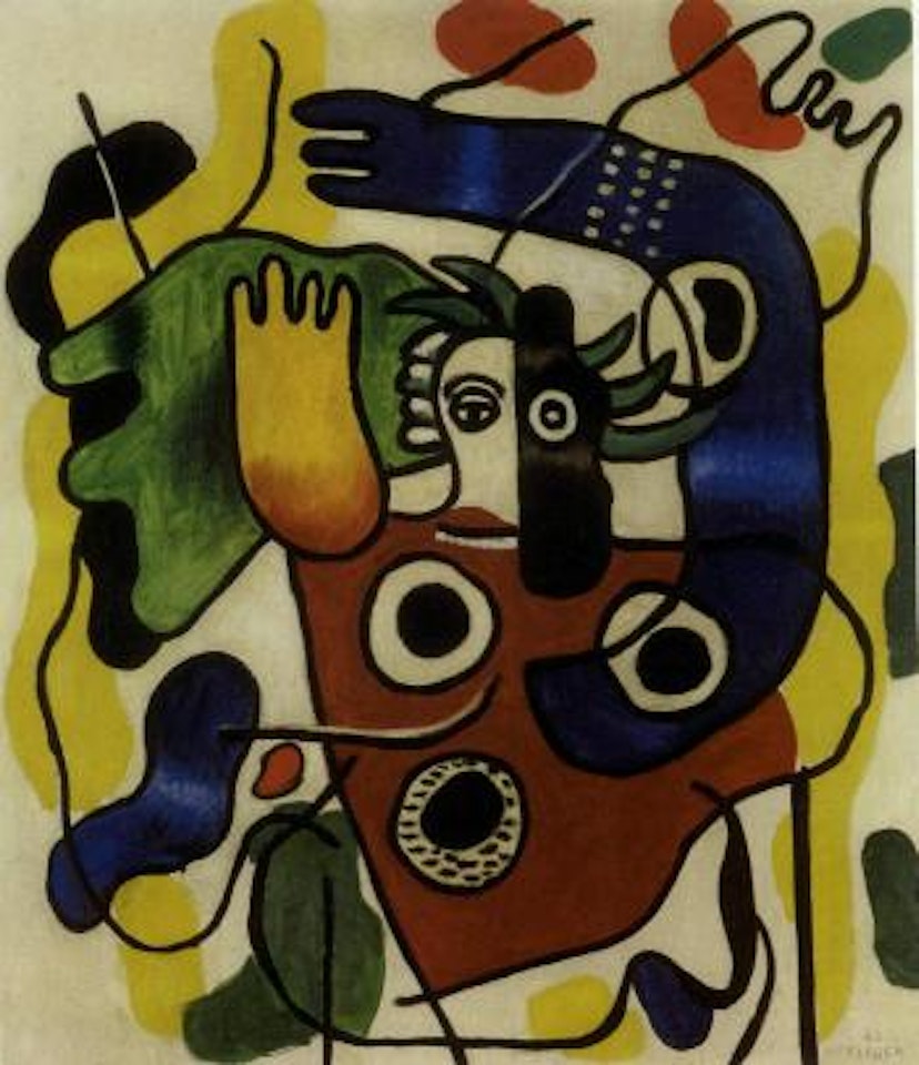 Composition indienne by Fernand Leger