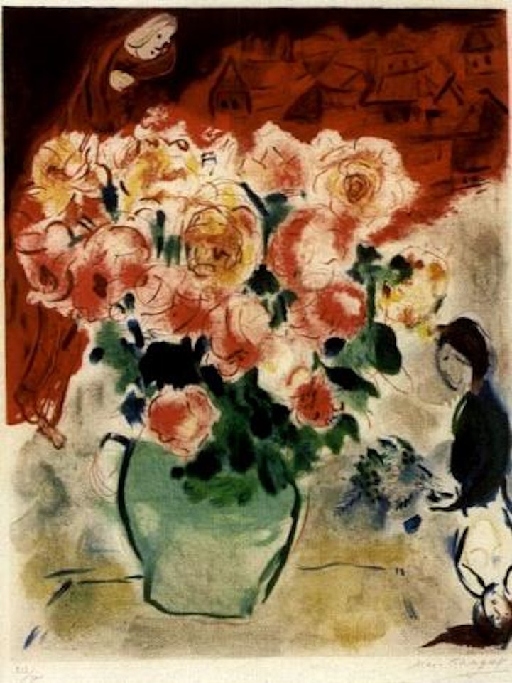 Le bouquet by Marc Chagall