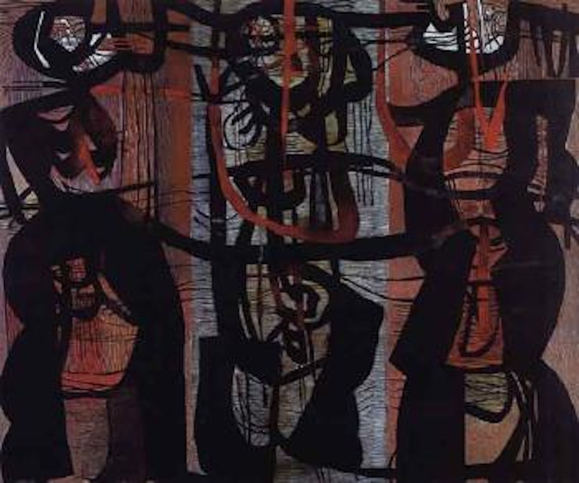 Triptych by Cecil Skotnes