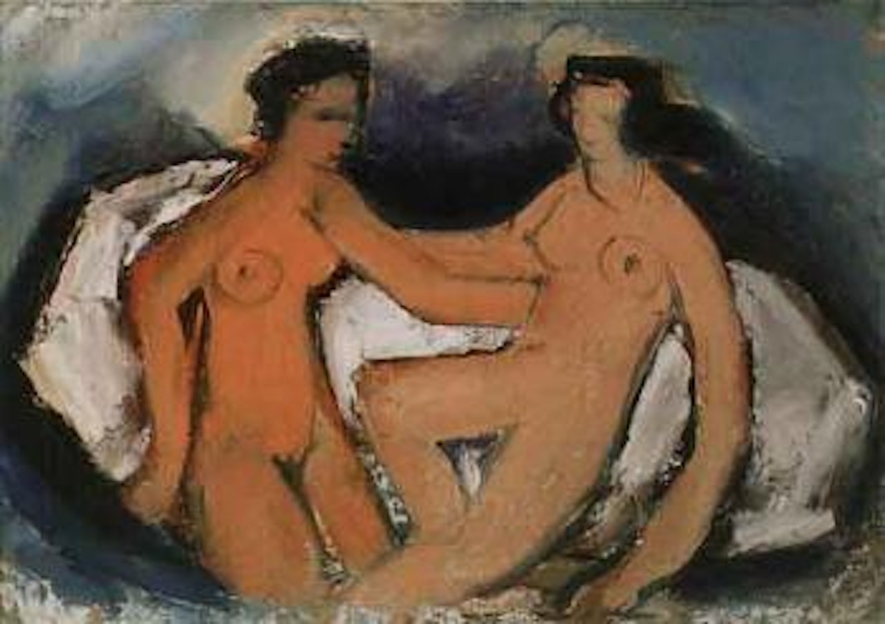 Two bathers by Paul Emile Borduas