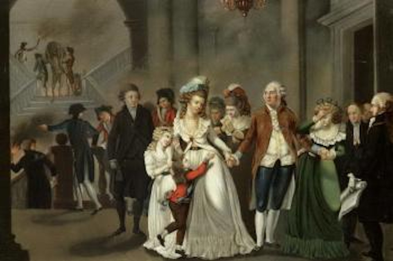 The capture of the French Royal family during the Revolution by French School