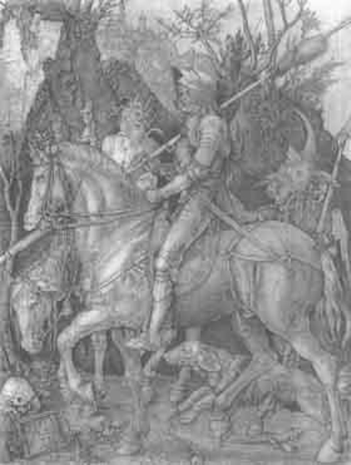 Horseback knight, death and the devil by Albrecht Dürer