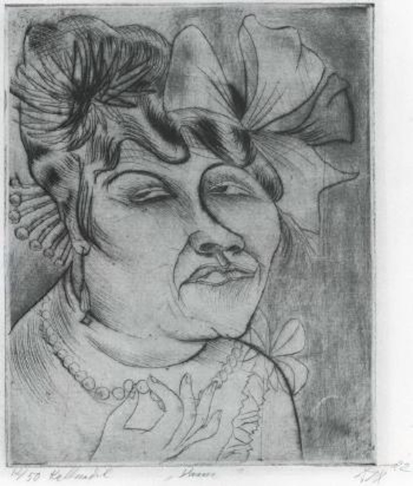 Dame by Otto Dix