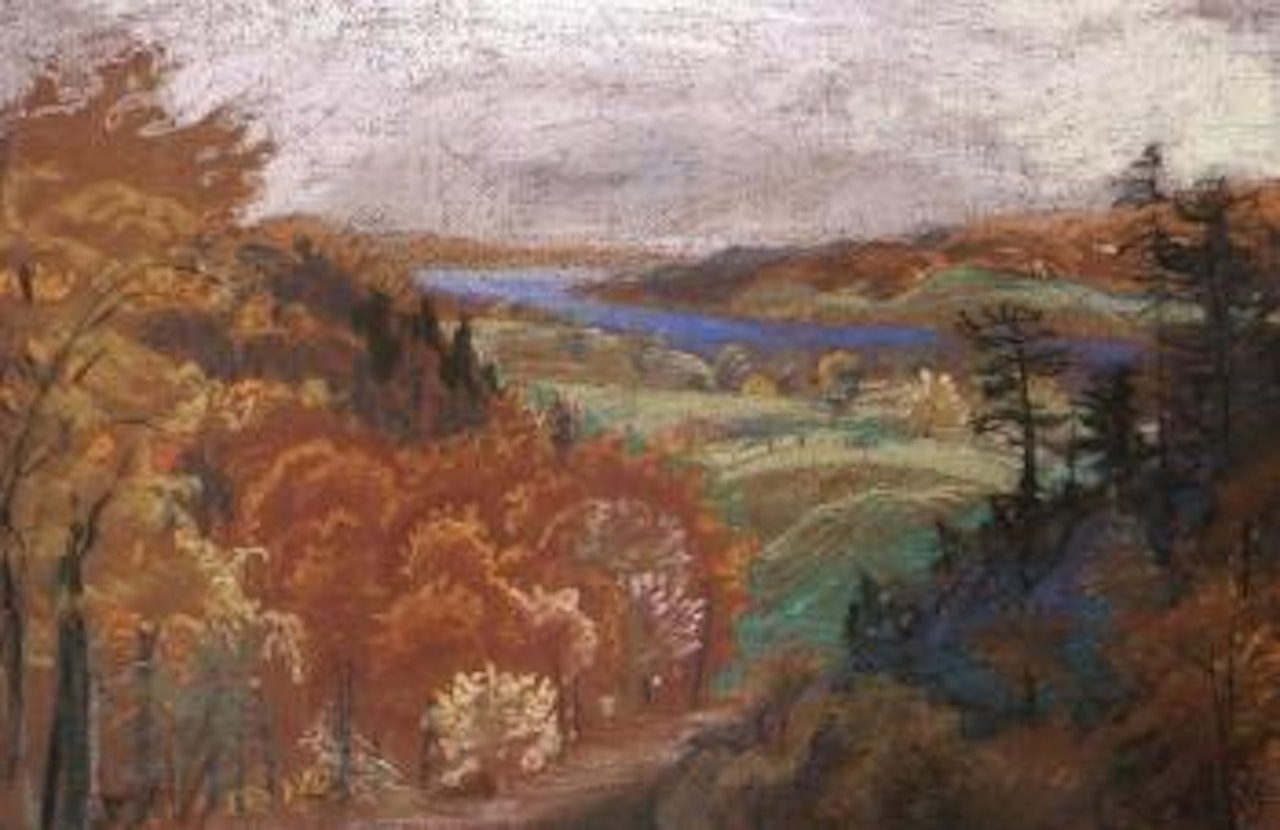 View from Vosges of Rhine by Otto Dix
