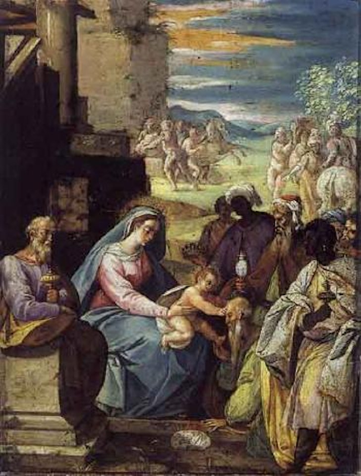 Adoration of the three Wise Men by Italian School