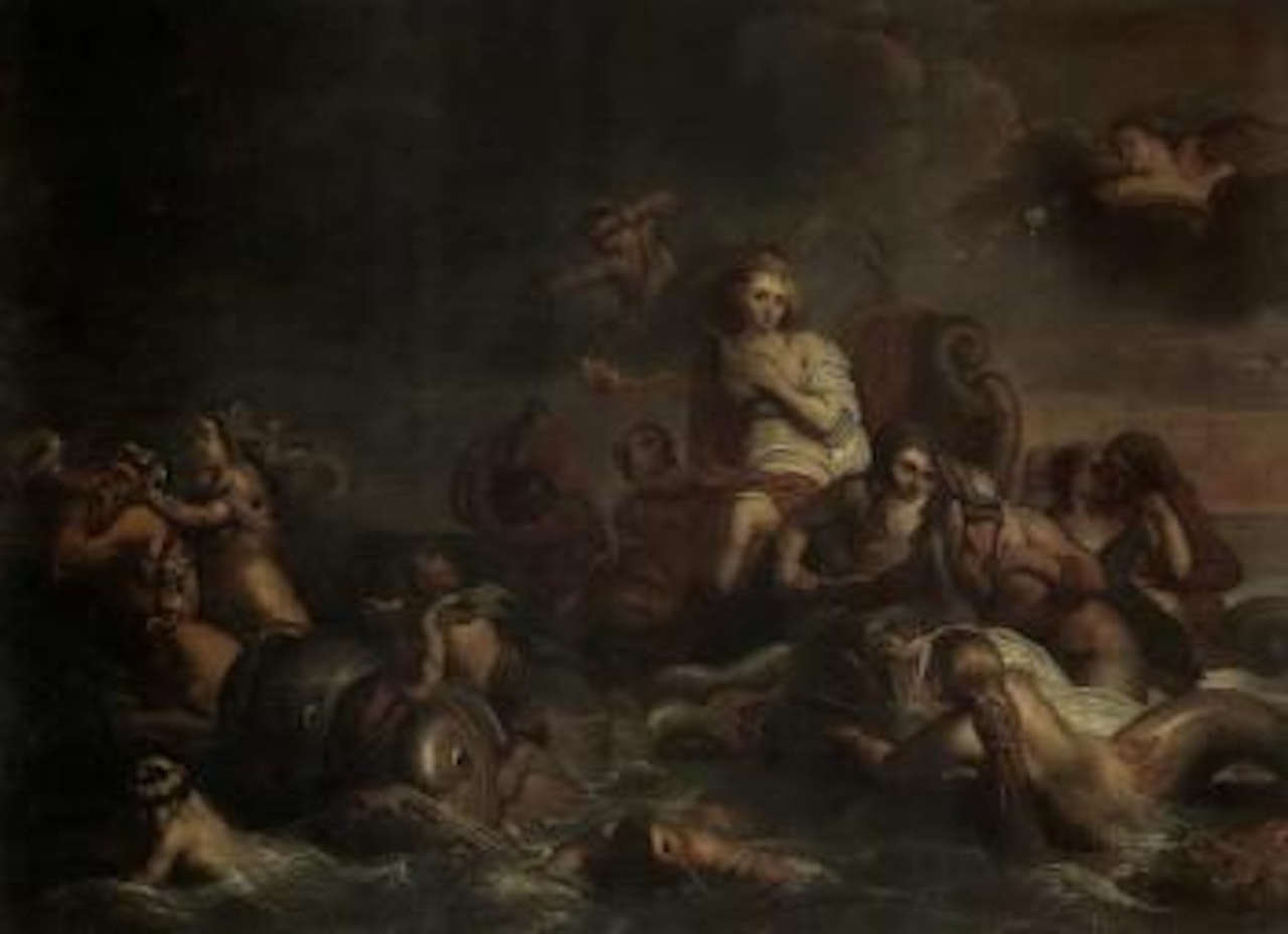 Mythological scene with Venus by Erasmus Quellinus II