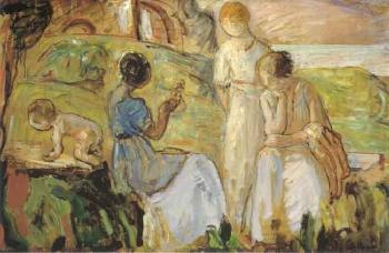 In the Antique ruins by Henri Lebasque