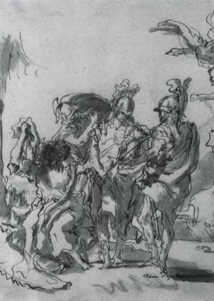 Rinaldo abandons Armida by Giovanni Domenico Tiepolo