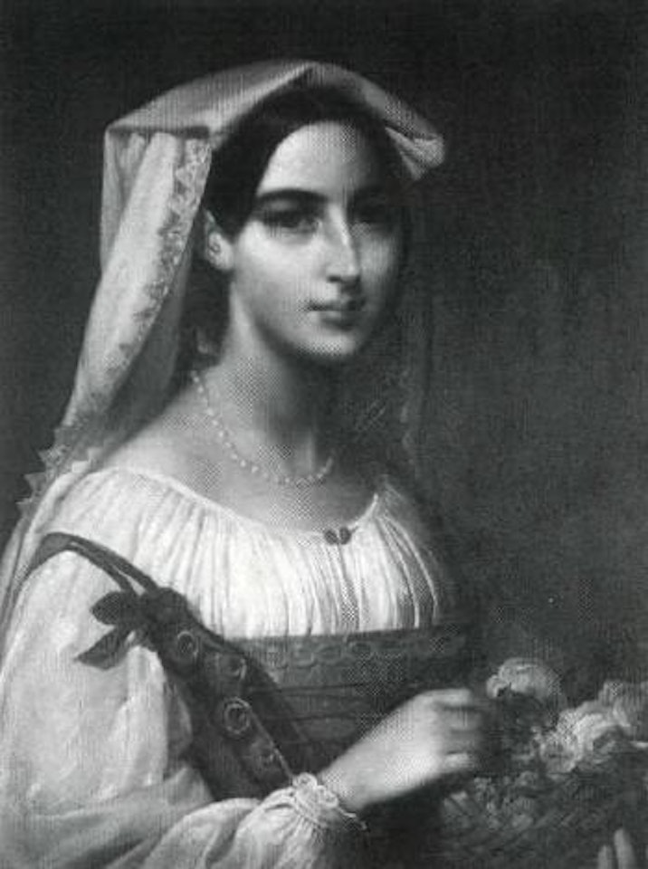 Peasant girl by Italian School