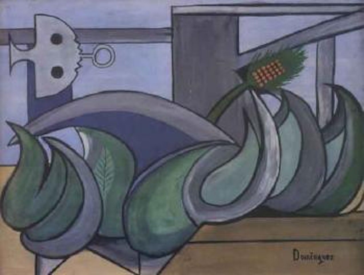 Composition by Oscar Dominguez