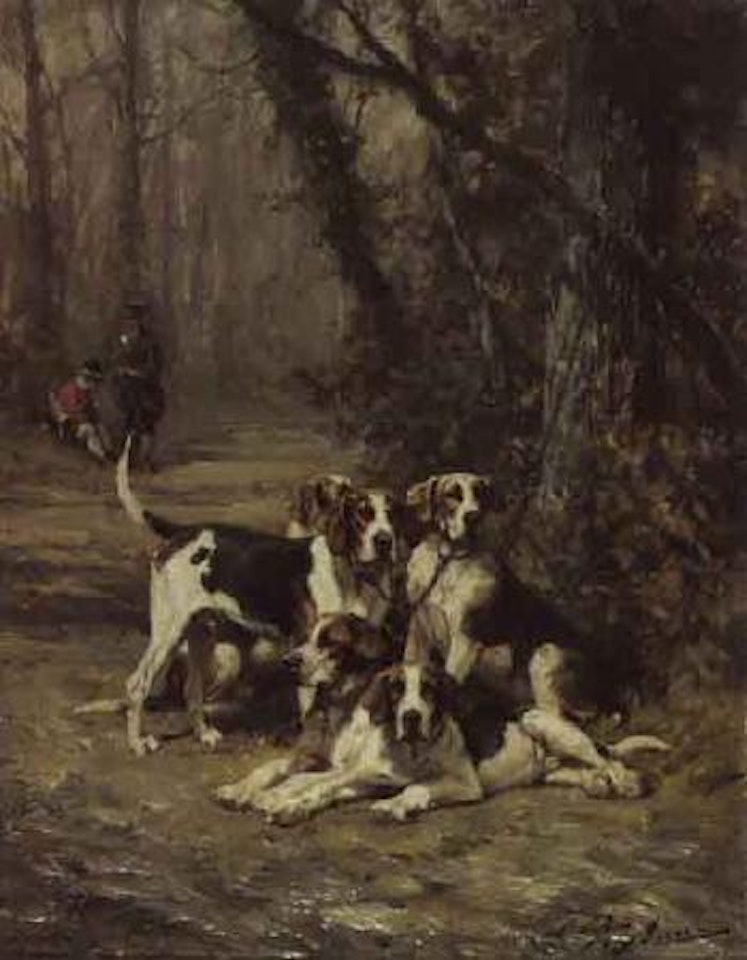 Chiens de chasse by Olivier de Penne