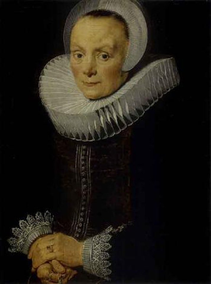 La femme aux mains coisees by Dutch School