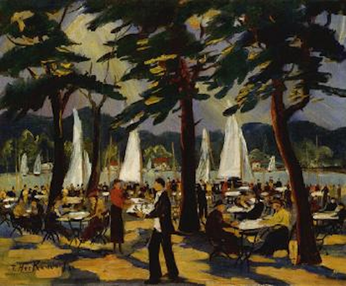 Stossensee cafe by Franz Heckendorf