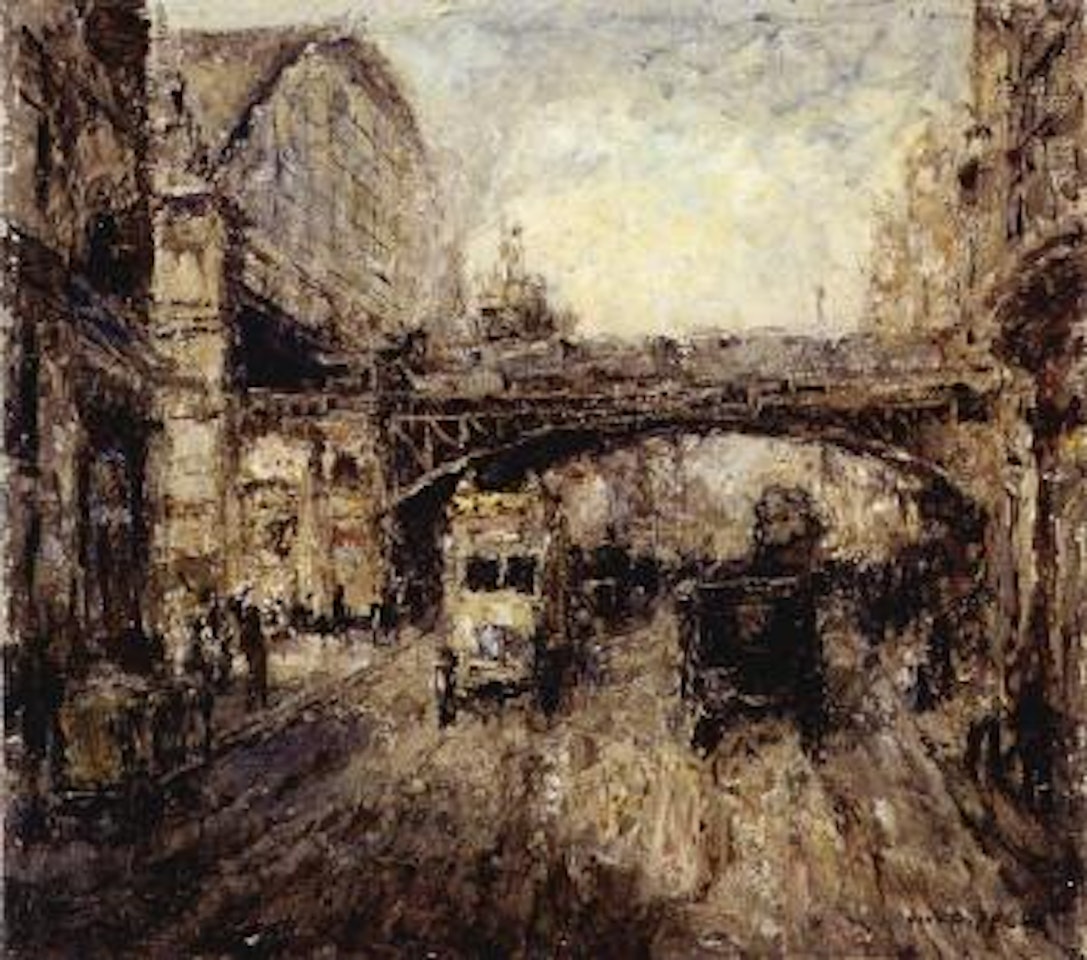 Berlin station Friedrichstrasse by Otto Pippel