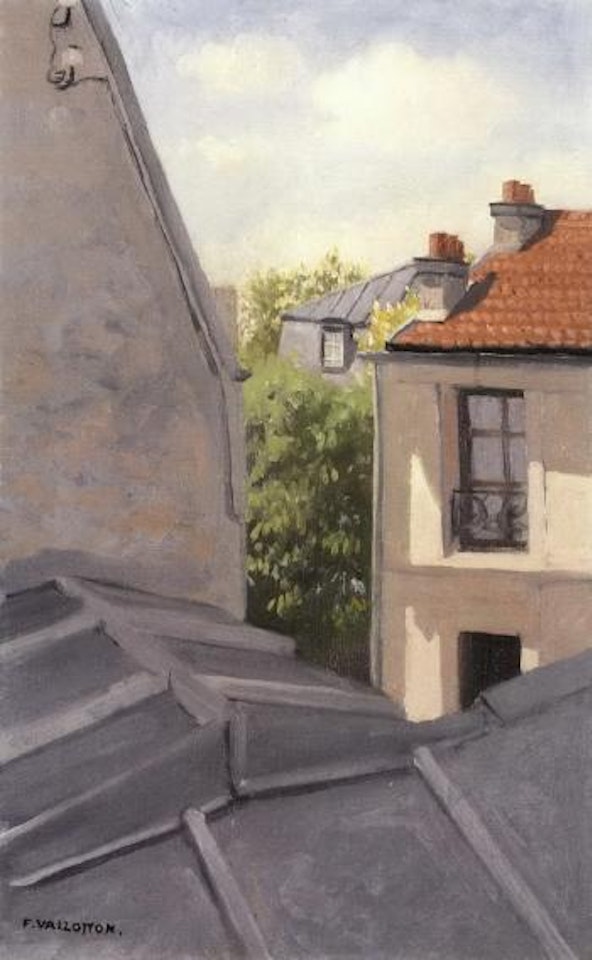 Les toits, Rue Merimee by Félix Vallotton