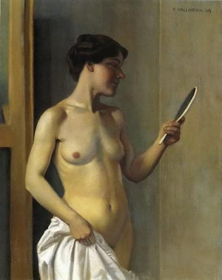 Femme au miroir by Félix Vallotton