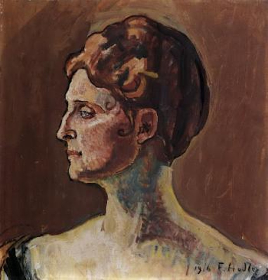 Portrait of Berthe Hodler by Ferdinand Hodler