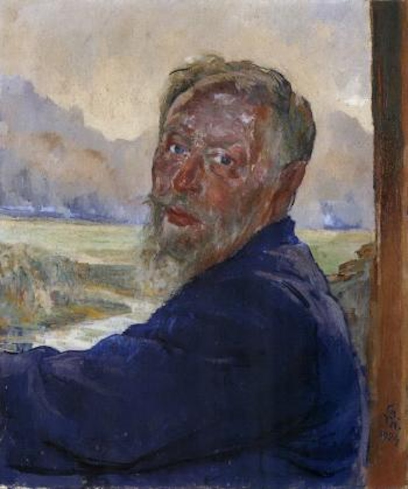 Autoritratto - self portrait by Giovanni Giacometti
