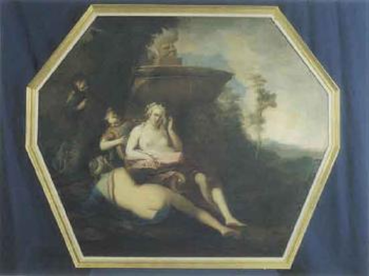 Akteon mourning Diana by French School
