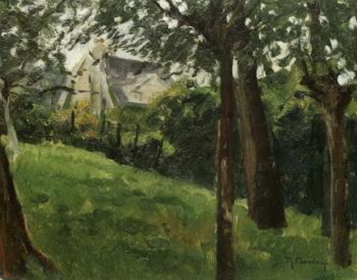 A summer's day in the garden by Max Clarenbach