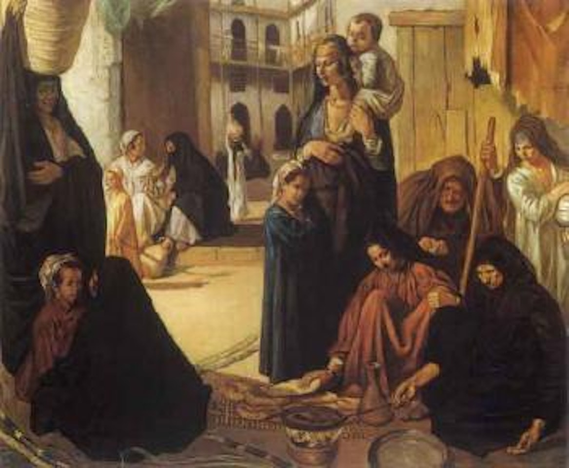 Scene dans une rue du Caire by Emile Bernard