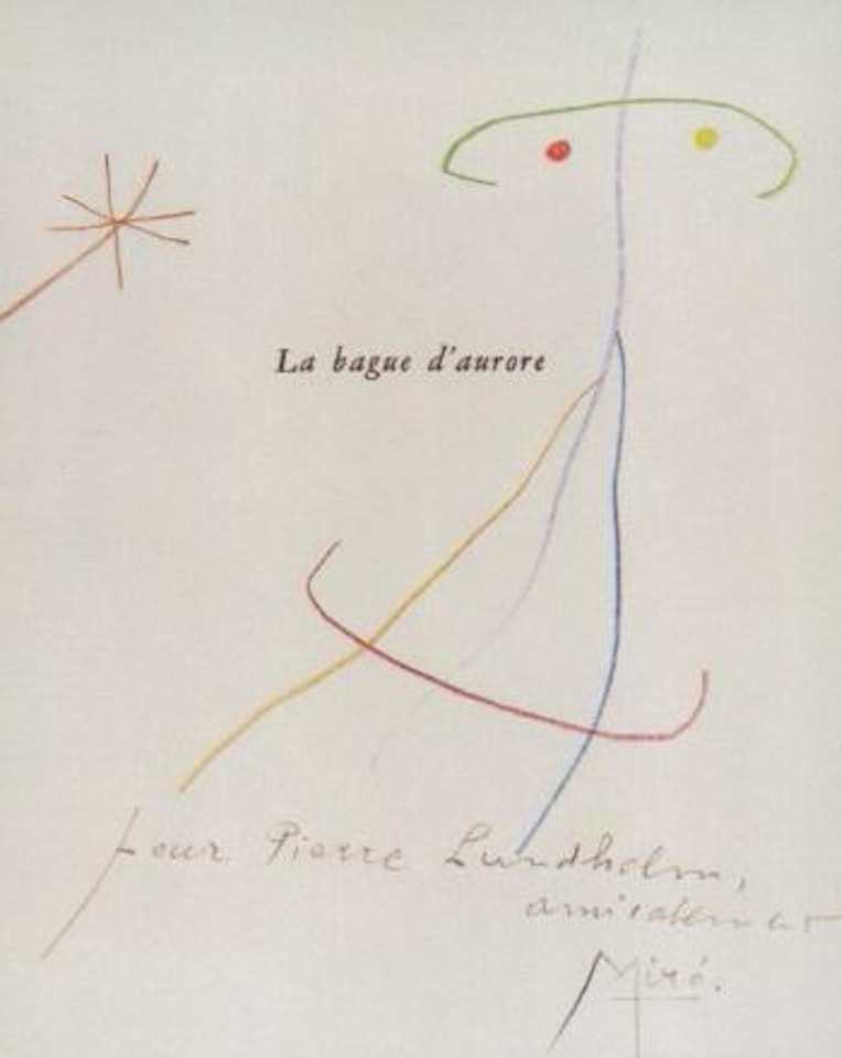 La bague d'aurore by Joan Miró