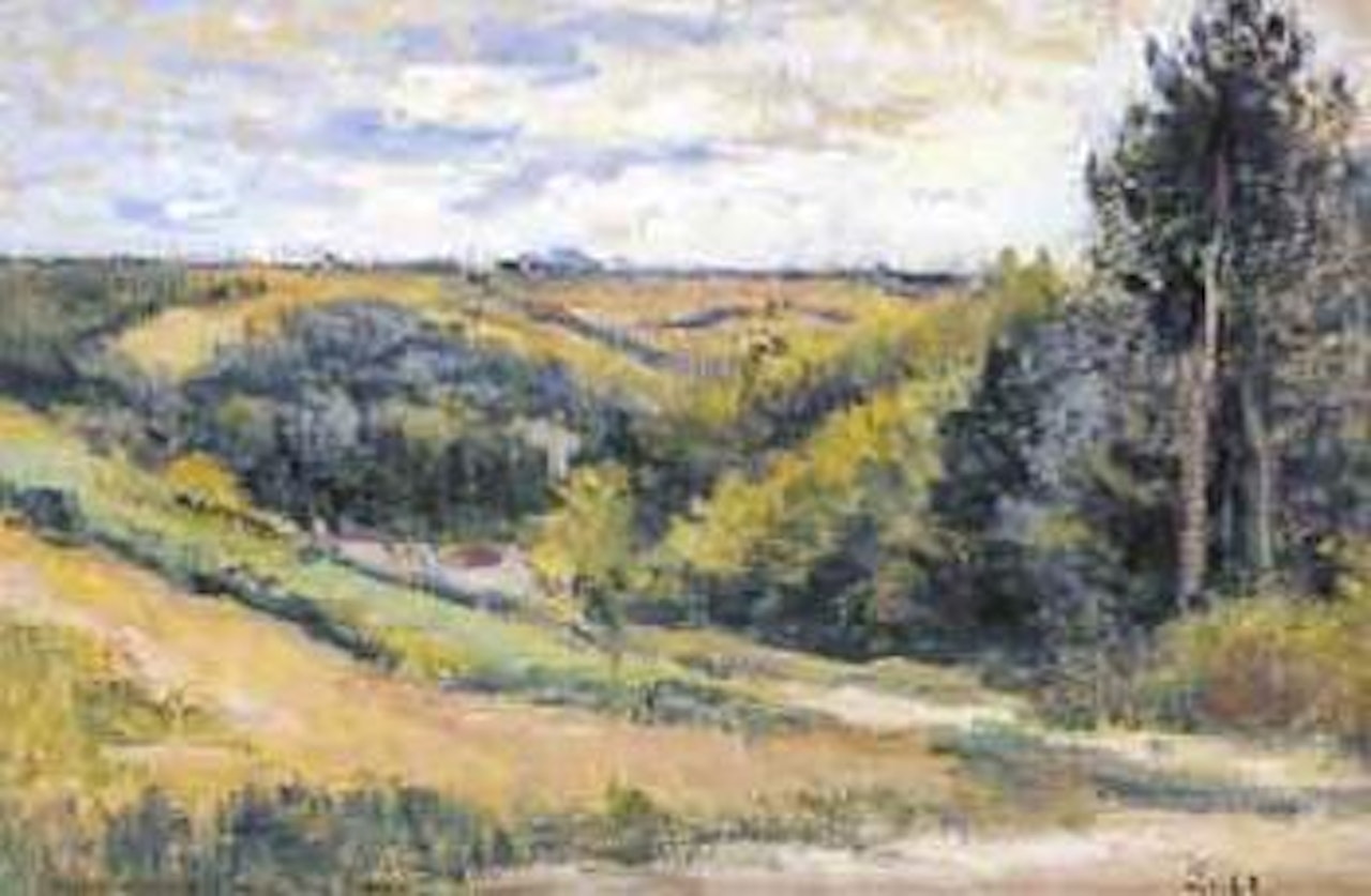 Vue de Bessy sur Cure by Maximilien Luce