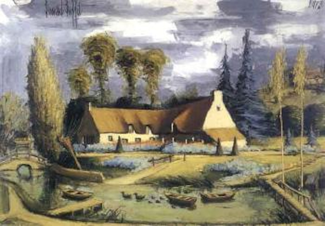 La chaumiere d'Yvetot by Bernard Buffet