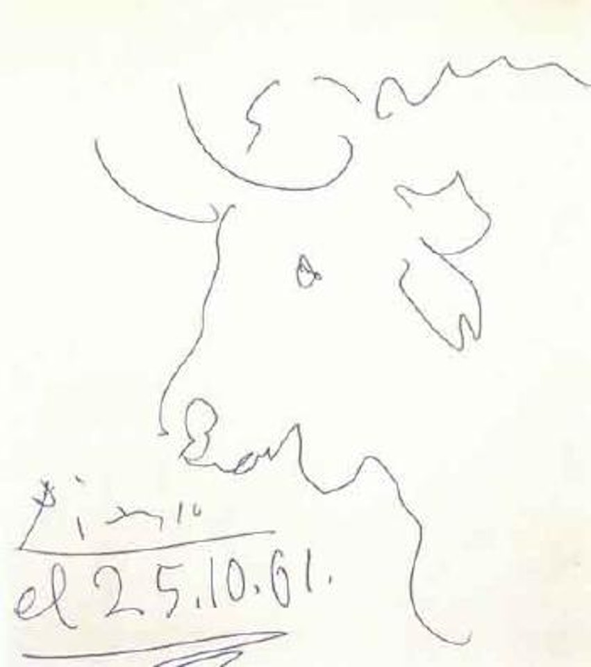 Taureau by Pablo Picasso