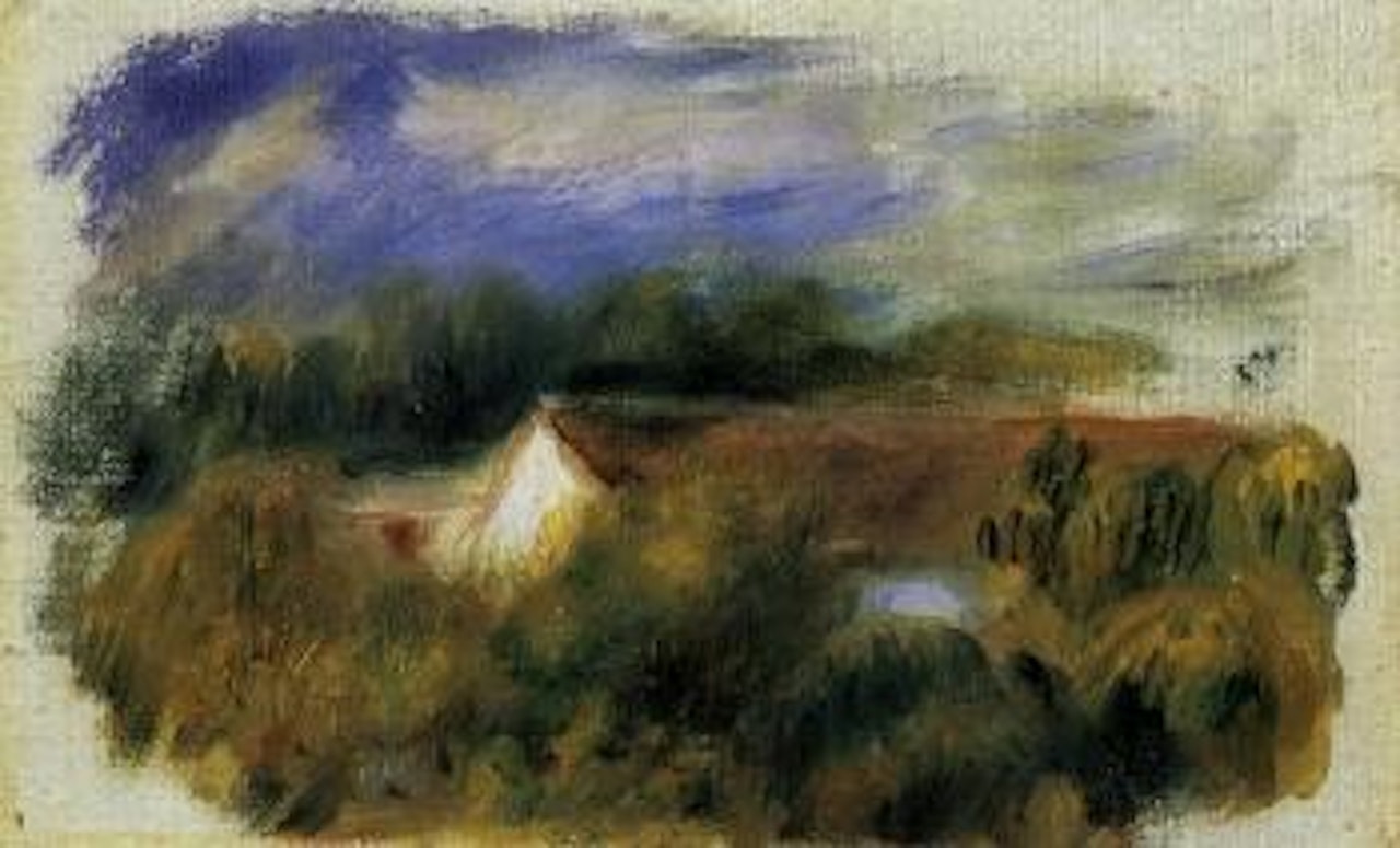Les toits rouges by Pierre-Auguste Renoir