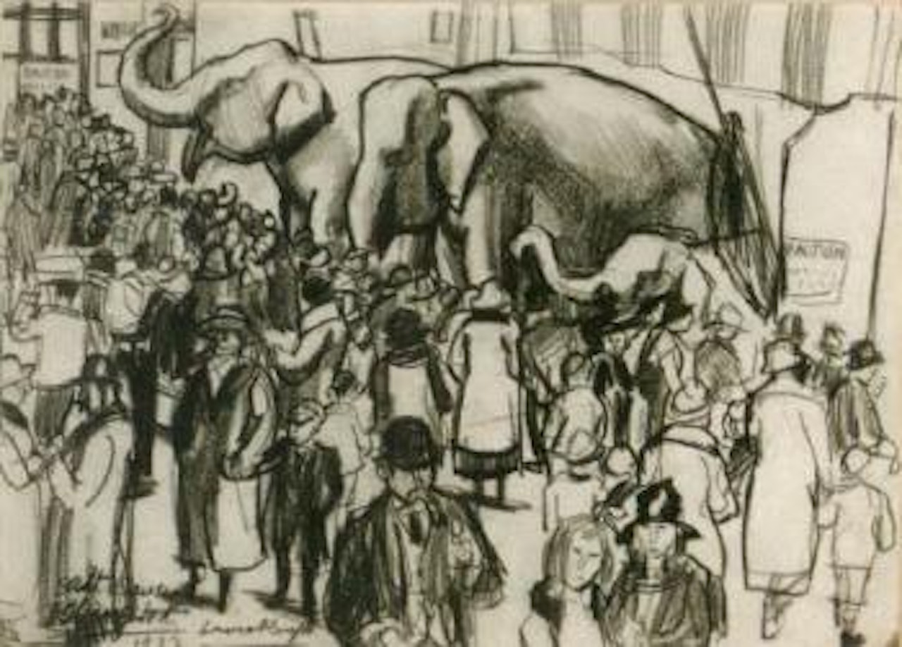 Salt and saucy, Islington Hall by Laura Knight
