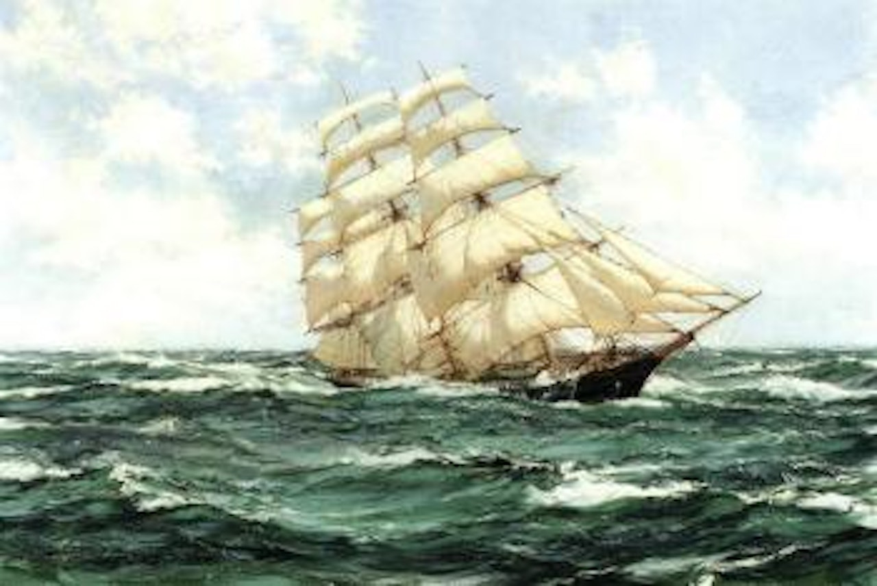 Fair weather, The Westward Ho by Montague Dawson